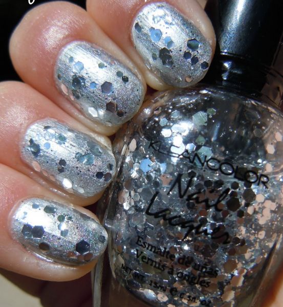 Esmalte Kleancolor Nail Lacquer - Cor: Chunky Silver N° 28